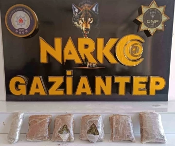 Gaziantep’te 2 kilo 750 gram esrar ele geçirildi
