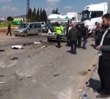 Gaziantep’te 8 aracın karıştığı zincirleme trafik kazası: 3 yaralı
