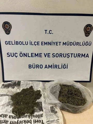 Gelibolu’da bir evde 186 gram uyuşturucu madde ele geçirildi
