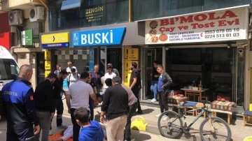 Gemlik’te ceza yiyen işletme sahibi bayıldı
