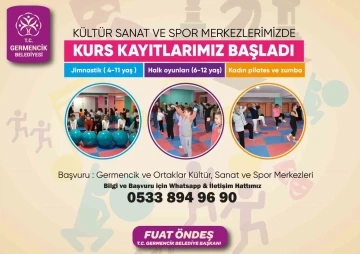 Germencik’te kurs kayıtları başladı
