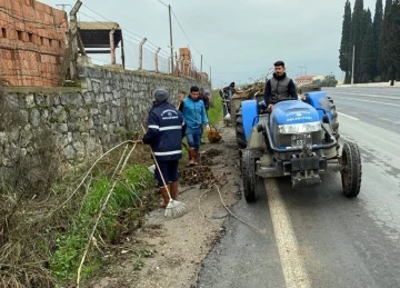 Germencik’te yol yapım çalışmaları sürüyor
