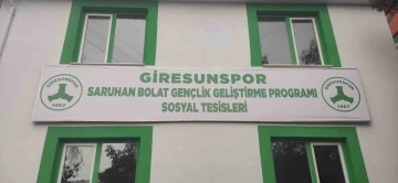 Giresunspor, altyapı tesislerine Saruhan Bolat’ın adını verdi