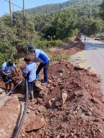 Gökben Mahallesinin içme suyu hatları değişti
