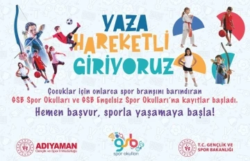 GSB Spor okullarına kayıtlar başladı
