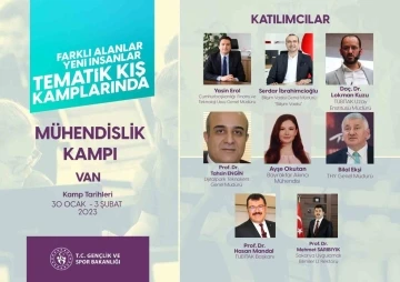 GSB yurtları tematik kış kampları Vanda başlıyor
