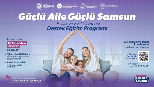 “Güçlü aile, güçlü Samsun” projesi
