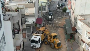 Güneş Mahallesindeki yol çilesi bitiyor
