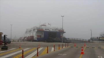 Güney Marmara'da feribot seferlerine fırtına engeli