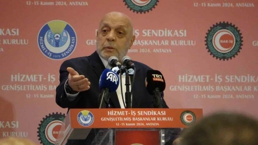 HAK-İŞ Başkanı Arslan: “Tartışılması gereken asgari ücretin ne olacağı değil, asgari ücretin nasıl oluşturulacağıdır”
