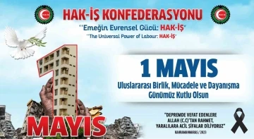 Hak-İş’ten 1 Mayıs bildirisi
