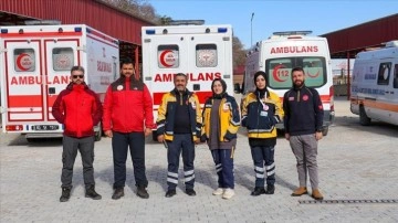 Hastalara ulaşmak için en geç 90 saniyede göreve çıkıyorlar