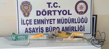 Hatay’da 150 bin TL’lik çeşitli eşya çalan 2 şüpheli yakalandı
