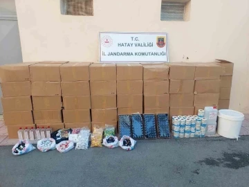 Hatay’da jandarmadan kaçak ve sahte alkol uygulaması
