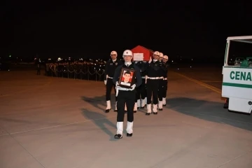 Hatay’da şehit düşen polis memurunun cenazesi memleketine uğurlandı
