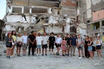 Hatay’ı ziyaret eden Litvanyalı öğrencilerin duygusal anları
