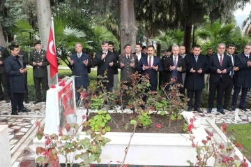 Hatay şehitliğinde hüzün
