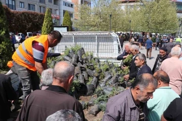 Havza’da bin 500 fidan dağıtıldı
