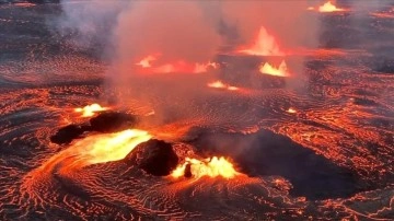 Hawaii'deki Kilauea Yanardağı 96 gün sonra tekrar faaliyete geçti