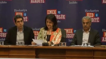 HDP cumhurbaşkanlığı seçiminde aday çıkarmayacak