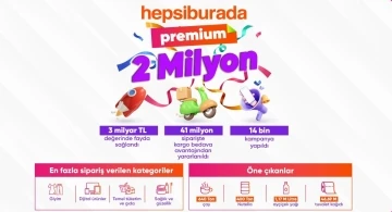 Hepsiburada Premium, 2 milyon üyeye ulaştı
