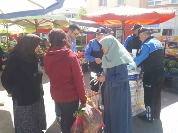 Hırsızlıkları önlemek için vatandaşlara bilgilendirme yapıldı
