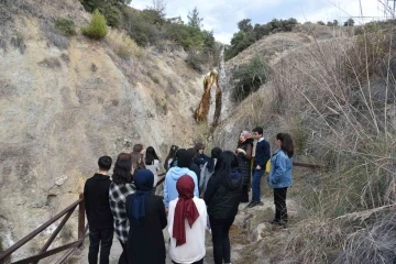 Hisaralan jeosit alanı coğrafya derslerinde
