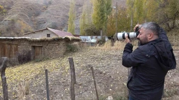 Hizan’da sonbaharla gelen taş ev güzelliği
