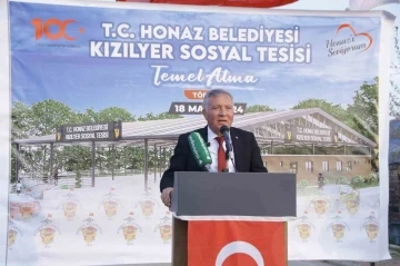 Honaz Belediyesi Kızılyer Sosyal Tesisinin temeli atıldı
