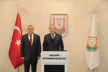 Hulusi Akar Şanlıurfa’ya ziyaret gerçekleştirdi
