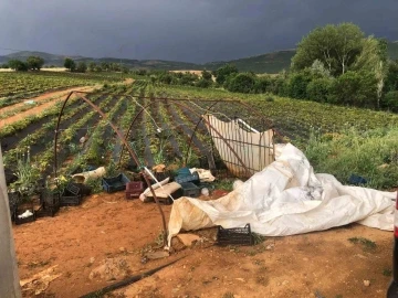 Hüyük’te şiddetli fırtına etkili oldu
