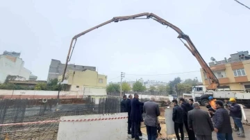 İhlas Camii’nin temeli yeniden atıldı
