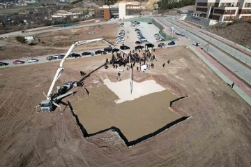 İlahiyat Fakültesi Kuzey kampüsü uygulama cami temeli atıldı
