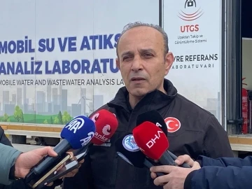 İliç’te toprak kaymasının olduğu alanda Mobil Su ve Atık Su Analiz Laboratuvarı ile anlık analizler yapılıyor
