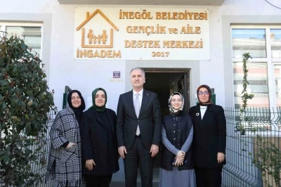 İnegöl Belediyesi, İNGAM ile ailelerin yanında