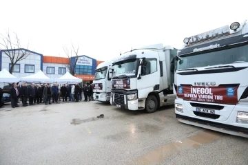 İnegöl’den deprem bölgelerine yardım 