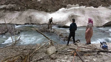 İnen çığın verdiği zarar bir ay sonra ortaya çıktı
