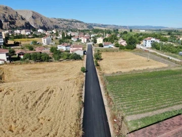 İnönü’de İstiklal Caddesindeki asfalt çalışması tamamlandı
