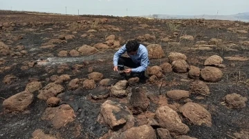 İslahiye’deki tarla yangını en büyük darbeyi çiftçiye vurdu
