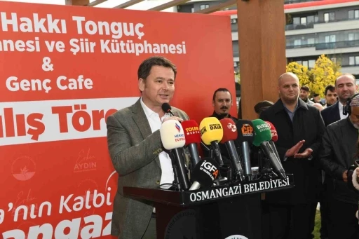 İsmail Hakkı Tonguç Bağış ve Şiir Kütüphanesi ile Genç Kafe açıldı