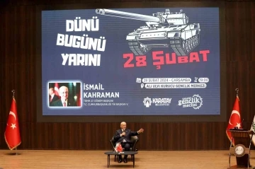 İsmail Kahraman: “28 Şubat kara bir günün yıl dönümüdür”
