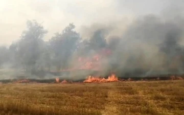 Isparta’da traktörden sıçrayan yangın korku dolu anlar yaşattı
