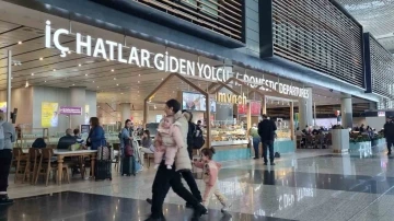 İstanbul Havalimanı’nda ara tatili yoğunluğu