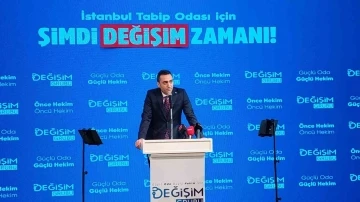 İstanbul Tabip Odası Başkan Adayı Dr. Ahmet Erçek seçim beyannamesini açıkladı
