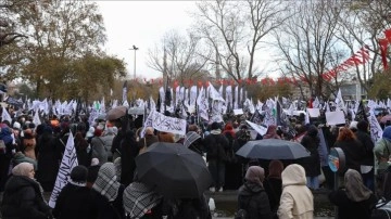 İstanbul'da "Büyük Filistin Yürüyüşü"