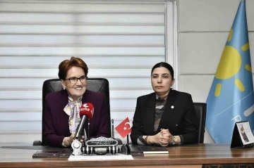 İYİ Parti Genel Başkanı Akşener il teşkilatını ziyaret etti
