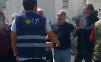 İYİ Partili gruba vatandaş tepkisi