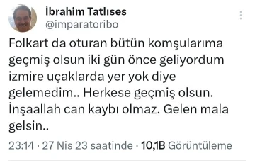 İzmir’de İbrahim Tatlıses’in de oturduğu site yandı
