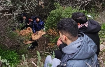 İzmir’de Sahil Güvenlik, göçmenleri karada yakaladı
