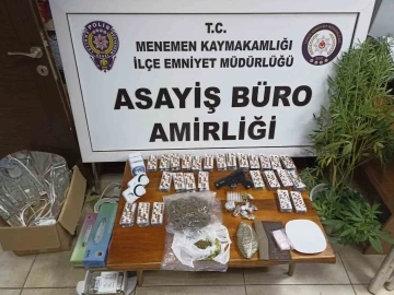 İzmir’de uyuşturucu imal edilen eve baskın: 1 tutuklama
